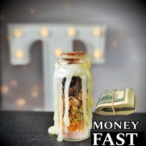 Money Spell Jar PROSPERITY MANIFESTATION BOTTLE - Money Spell Jar, Abundance Spell Jar, Money Manifestation, Money Spell Bottle, Prosperity Spell