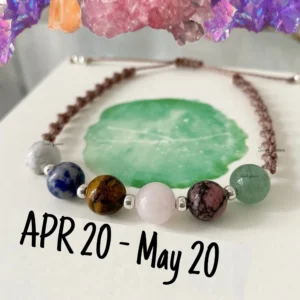 Birthstone Bracelet ( APR 20 – MAY 20 ) Birthstone Jewelry